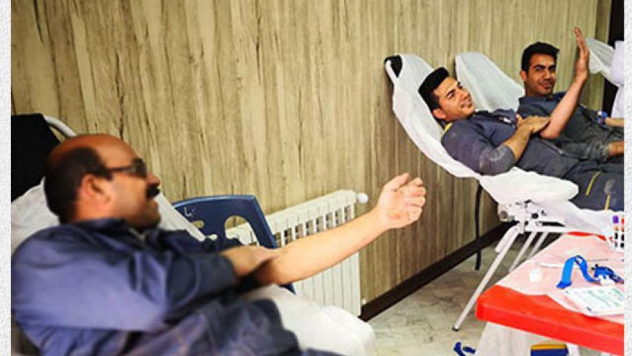 برپایی برنامه اهداء خون در شرکت سیمان کرمان
